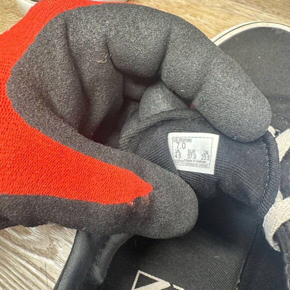 Vans Ward Black/White Canvas Sneakers Women's Size 7 - Picture 5 of 7